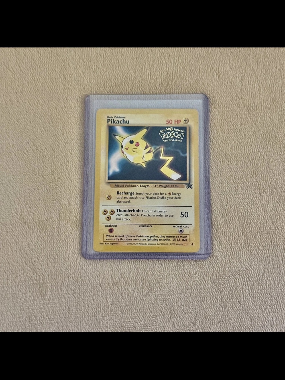 Pikachu (Movie Promo) Pokémon Promo WoTC Promo 04/53 NM